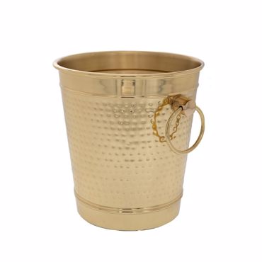 Iliadis Σαμπανιέρα Σφυρήλατη Μπρούτζινη Χρυσή Φ19x22cm 86769